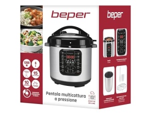 BEPER P101COS001 Multicooker oala electrica sub presiune oala sub presiune 6 litri - oala electrica sub presiune cu 15 programe de gatit - Img 10