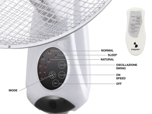 BEPER P206VEN600 Ventilator de perete - Ventilator de perete cu telecomanda si temporizator - Img 4