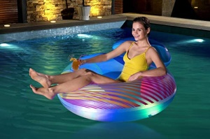 Bestway Schwimmring Swim Bright LED 254x142 cm - Img 14