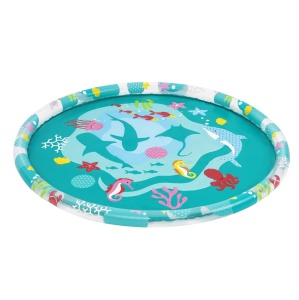 Bestway Wassermatte O 165 cm Motive Marine PVC Exterior