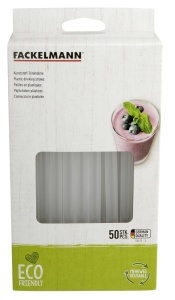 Betisoare pentru bauturi Fackelmann, 50 buc, 20 cm, transparent, reutilizabile - Img 2
