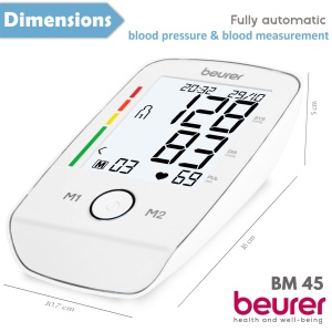 Beurer BM 45 Tensiometru pentru brat, alb - Img 5
