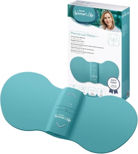 Beurer EM 55 Menstrual Relax+, Compresă menstruală cu funcție TENS și de căldură, pentru dureri menstruale și dureri cauzate de endometrioză