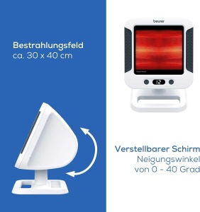Beurer IL 60 Lampa Infrarosu 300W Timer Reglabil UV Protectie - Img 5