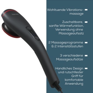 Beurer MG 24 Aparat de Masaj cu Vibratii si Functie de Incalzire Negru - Img 6