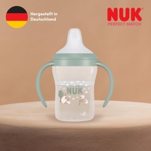 Biberon de invatare NUK Perfect Match 150 ml 6 luni antiscurgere manere antialunecare fosforescent - Img 8