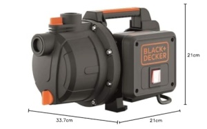 BLACK+DECKER BXGP600PE Pompa autoamorsanta pentru apa curata (600 W, debit maxim 3100 l/h, inaltime maxima 35 m) - Img 5