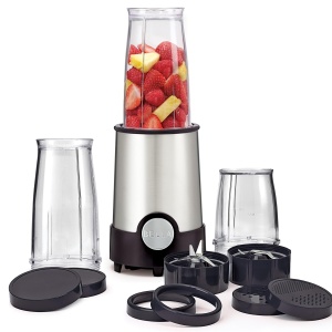 Blender Bella Raketenmixer 240W, 12 piese, inoxnegru, ideal pentru smoothie-uri - Img 1