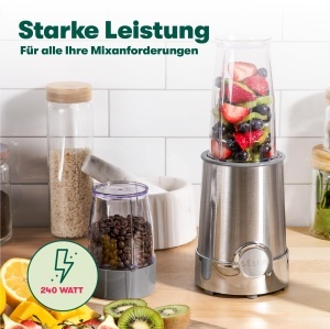 Blender BELLA Rocket Mixer 285W Set 12 Piese Lame din Otel Inoxidabil - Img 4