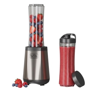 Blender BlackDecker COMPACT TO-GO 500W, 600 ml, 4 cutite inox