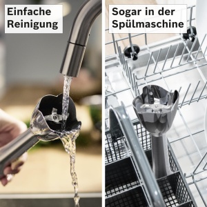 Blender Bosch ErgoMaster MSM6M810, 1200W, 4 cutite din otel inoxidabil, cu vas de mixare - Img 9