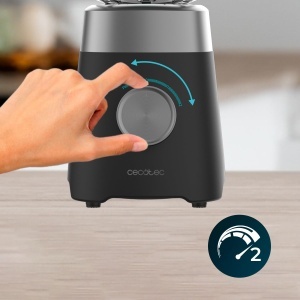 Blender Cecotec Power Black Titanium 1300MAX B Pro, 1300 W, 1.5 L, Negru - Img 3