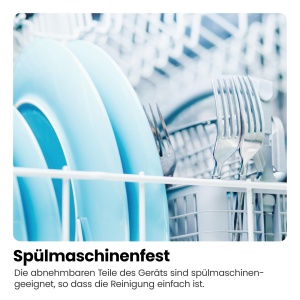 Blender CHEFMAN 2-in-1 Smoothie Maker 400W Pulsfunctie Recipiente mari si mici - Img 7
