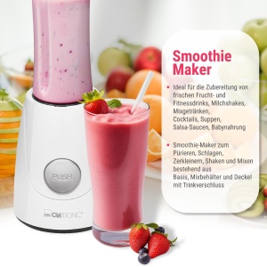 Blender Clatronic SM 3593, 250W, 600ml, Alb - Img 3