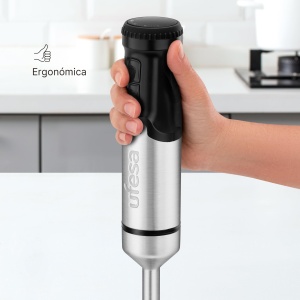 Blender de mana Ufesa Galaxy, putere 1500 W, regulator de viteza variabila + TURBO, 4 lame din otel inoxidabil, design ergonomic si fara stropire, cana de masurare, fara BPA - Img 2