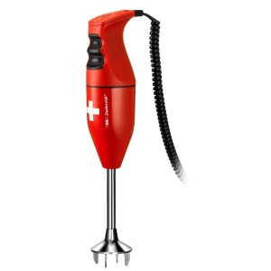 Blender ESGE Zauberstab E120 Select, 120W, 2 viteze, rosu, fabricat in Elvetia