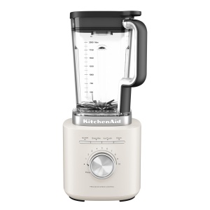 Blender KitchenAid Pure Power, 2L, 10 viteze, inox, alb