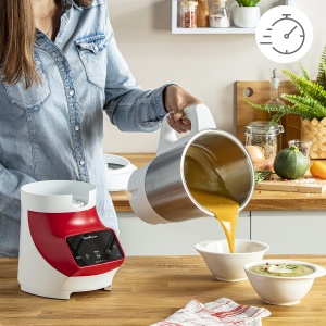 Blender Moulinex SoupPlus LM924500, 1100 W, Capacitate 2 l, Inox - Img 3