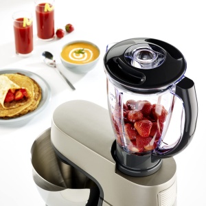 Blender Moulinex xf634bb1 Plastic - Accesorii pentru robot de bucatarie Masterchef Gourmet - Capacitate 1,5 litri - Lamele pot fi demontate pentru o curatare usoara - Img 4