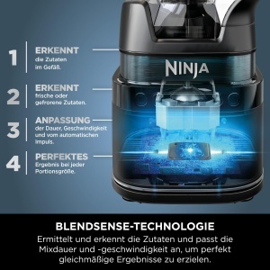 Blender multifunctional Ninja TB301EUCP 2-in-1 1200W NegruCupru tehnologie BlendSense - Img 5