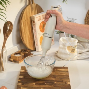 Blender multifunctional Salter Retro 3-in-1, 600W, 500ml, crem - Img 6