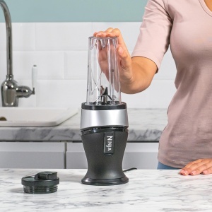 Blender Ninja QB3001UKS 700W, 2x 470ml, Compact, ArgintiuNegru - Img 7