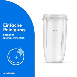 Blender Nutribullet Pro 900, 900W, compact, gri - Img 6