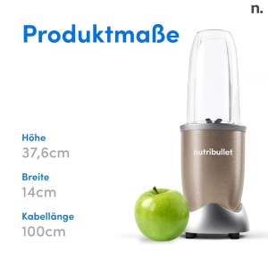 Blender Nutribullet Pro NB904CP, 900W, 700ml, Usor de curatat - Img 7