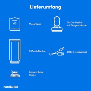 Blender portabil Nutribullet Flex 650ml Magenta USB-C BPA-free - Img 11