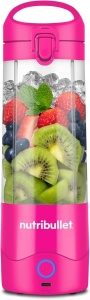 Blender portabil Nutribullet NBP003BP 475 ml reincarcabil USB-C Roz