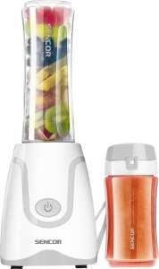 Blender Sencor 500W, 2 sticle Tritan BPA-free, alb