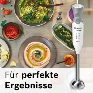 Blender vertical Bosch ErgoMixx MSM66120, 600 W, 12 viteze Turbo, AlbGri - Img 8