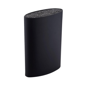 Bloc universal pentru cutite San Ignacio Tacoma, 15.6x6.6x22 cm, negru, design elegant