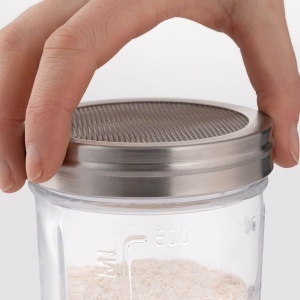 Borcan de depozitare Kilner 0,5 L cu sita integrata din otel inoxidabil - Img 4