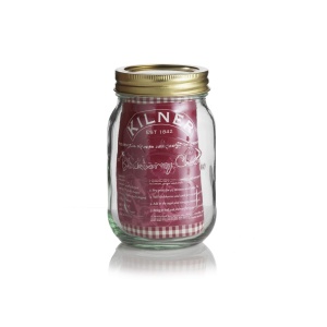Borcan de sticla Kilner 0,5 litri cu capac filetat, transparent