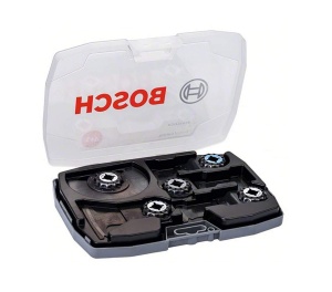 Bosch Professional 5 buc. Set de panze de ferastrau cu adancime din carbura Starlock/set de panze de ferastrau segmentat (pentru lemn si metal, cele mai bune taieri, accesorii multi-unelte)