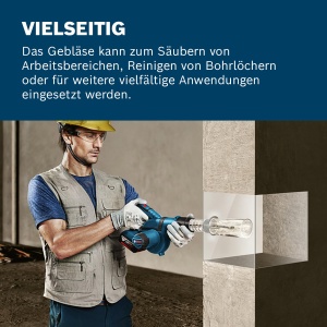 Bosch Professional GBL 18V-120 Sistem 18V Suflanta puternica cu 4 accesorii - Img 5