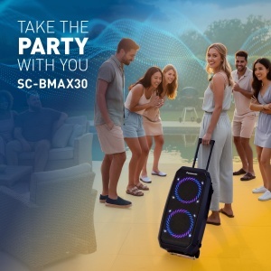 Boxa portabila Panasonic SC-BMAX30, 320W, Bluetooth, neagra - Img 3