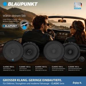 Boxe auto BLAUPUNKT Classic 130 Cs, 100W max, 130mm5,25, negru - Img 9