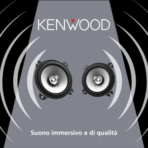 Boxe Kenwood KFC-S1056 100mm Negru Magnet Puternic - Img 2