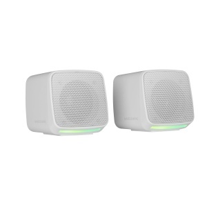 Boxe PC Mars Gaming MS-PRO, 10W, RGB, Alb - Img 1