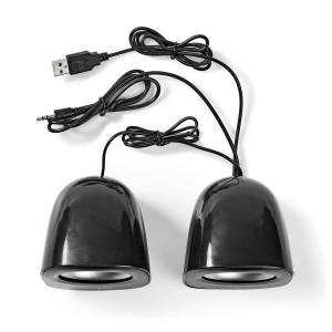 Boxe PC NEDIS 2.0, 12W, USB, NegruSilver - Img 4