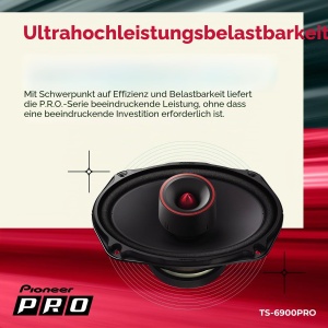 Boxe Pioneer TS6900PRO, 2-Wege, 600 W, 15,2 x 22,9 cm, Negru - Img 3