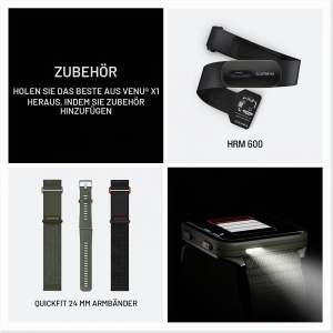 Bratara Nylon Garmin Schnellwechsel 24mm pentru Ceas Inteligent Venu X1 - Img 2