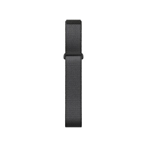 Bratara sport cu prindere velcro pentru Google Fitbit Air, ajustabila, din materiale reciclate, Obsidian