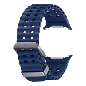 Bratara sport Samsung Marine ET-SNL70 pentru Galaxy Watch Ultra, elastica, rezistenta la apa, albastra