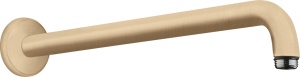 Brausearm hansgrohe 389mm, bronz periat, montaj pe perete