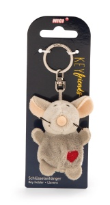 Breloc NICI Mouse cu Inima 5cm Design Modern si Functional - Img 3