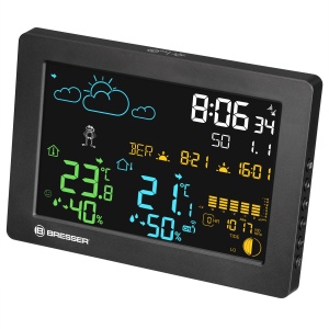 Bresser MeteoTemp Baro HZ Statie Meteo Culoare Negru Display Color Functie Barometru - Img 10