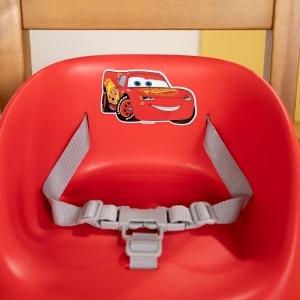 Bright Starts Disney Cars My Spot Sitzerhohung Rosu 3 Puncte Siguranta - Img 4